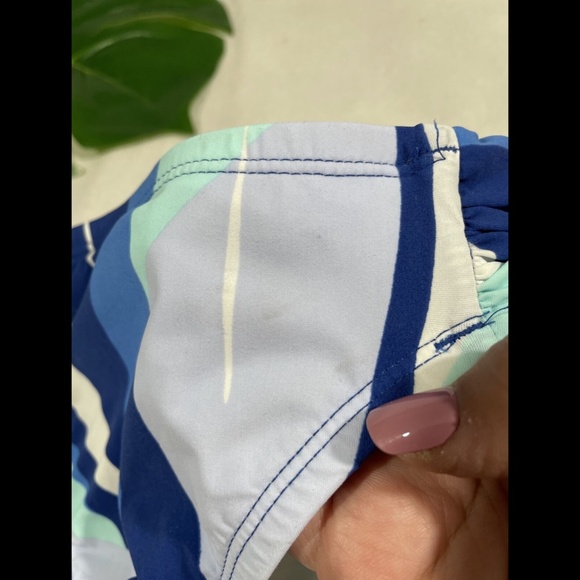 NEW $61 La Blanca‎ Palm Reader Shirred Hipster Bikini Bottoms [SZ 4 US ] - Picture 9 of 12